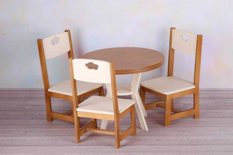 Комплект мебели стол, стулья для кукол 32-36 см Паола Рейна/Готц