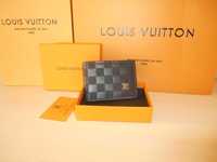 Louis Vuitton portmonetka portfel męski skóra 600-12