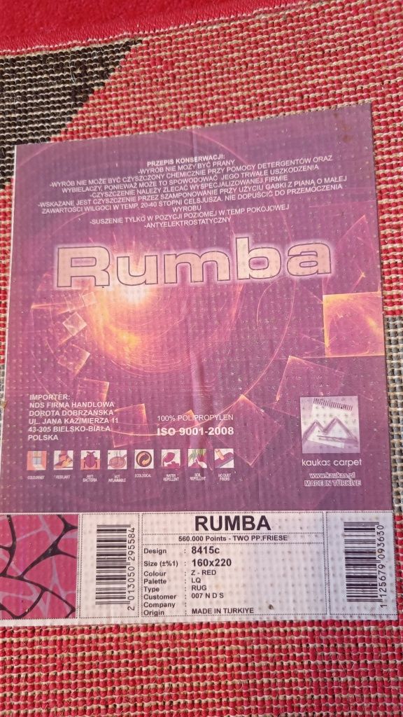 Dywan rumba 160x220