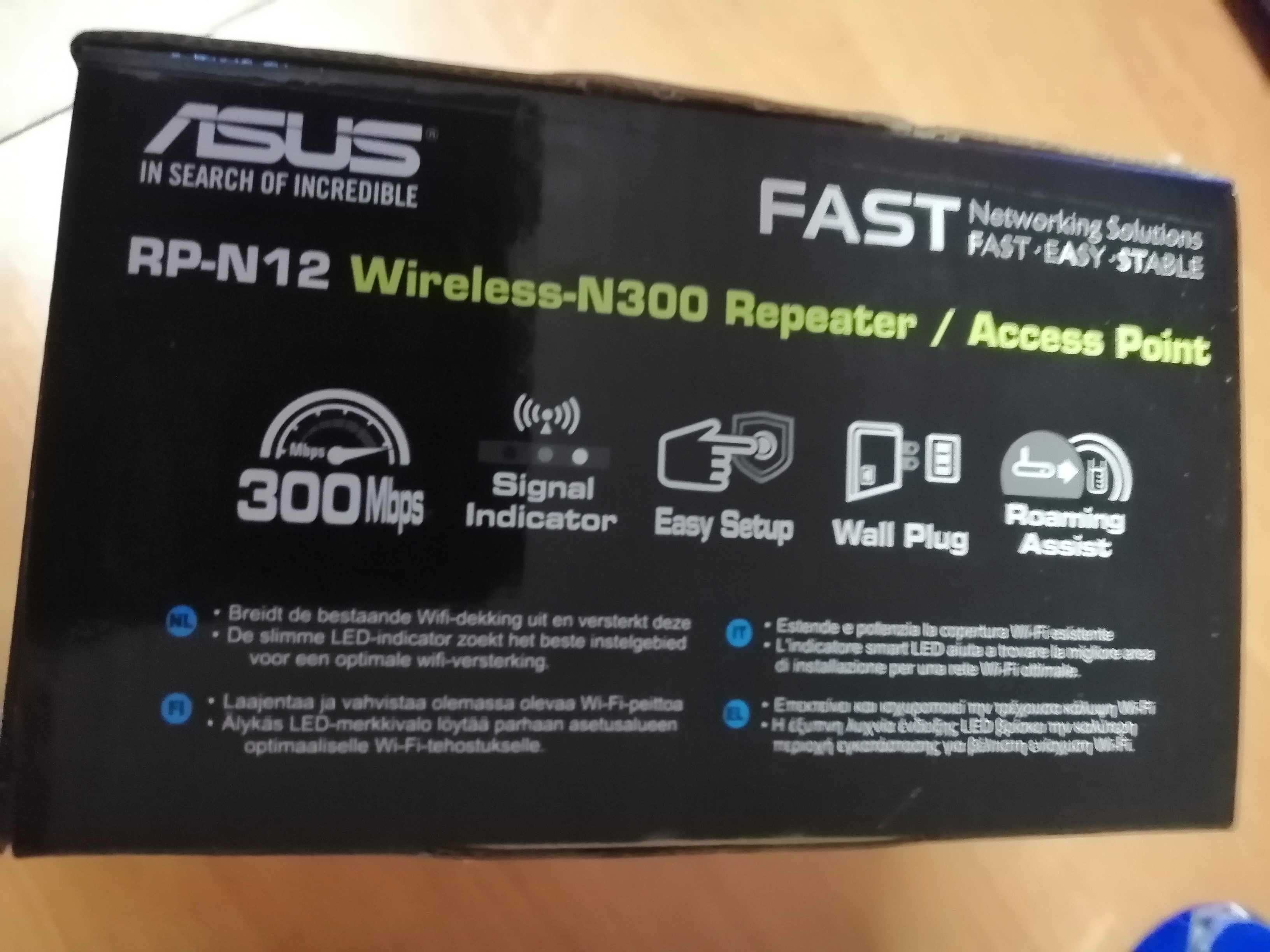 Wzmacniacz sygnału Wi-Fi Asus RP-N12