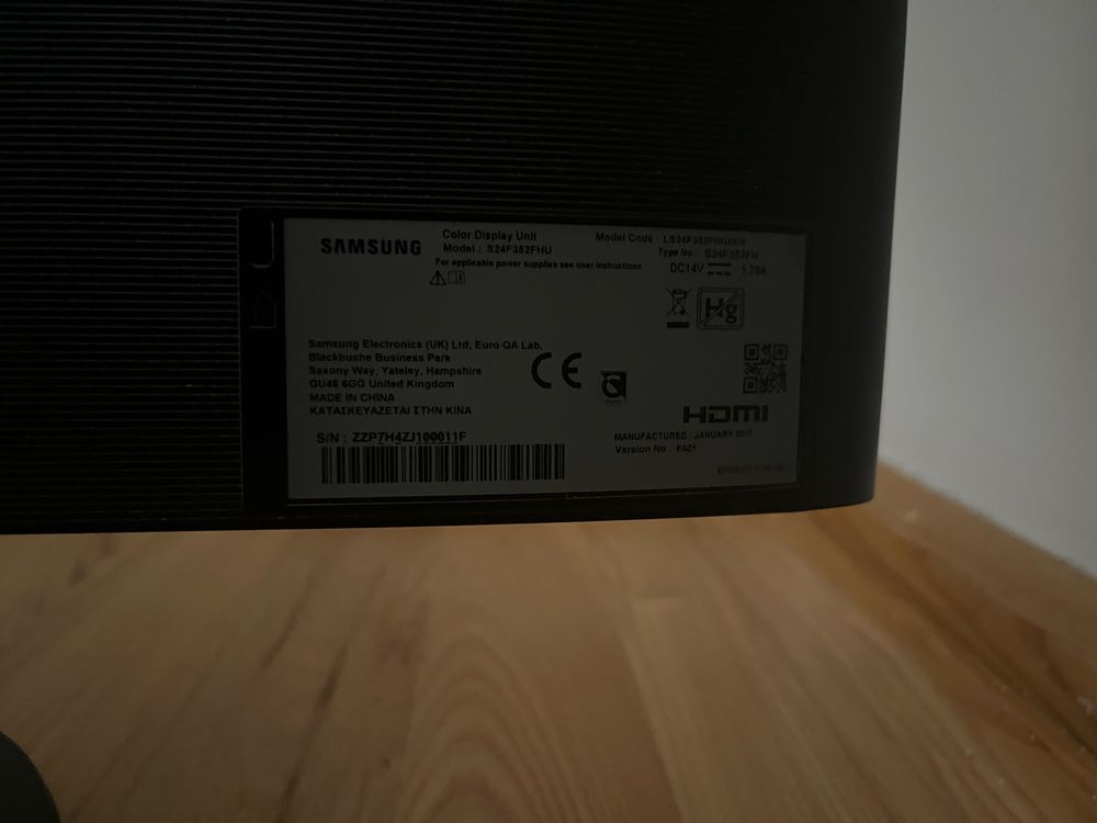 Monitor Samsung S24F352FHU
