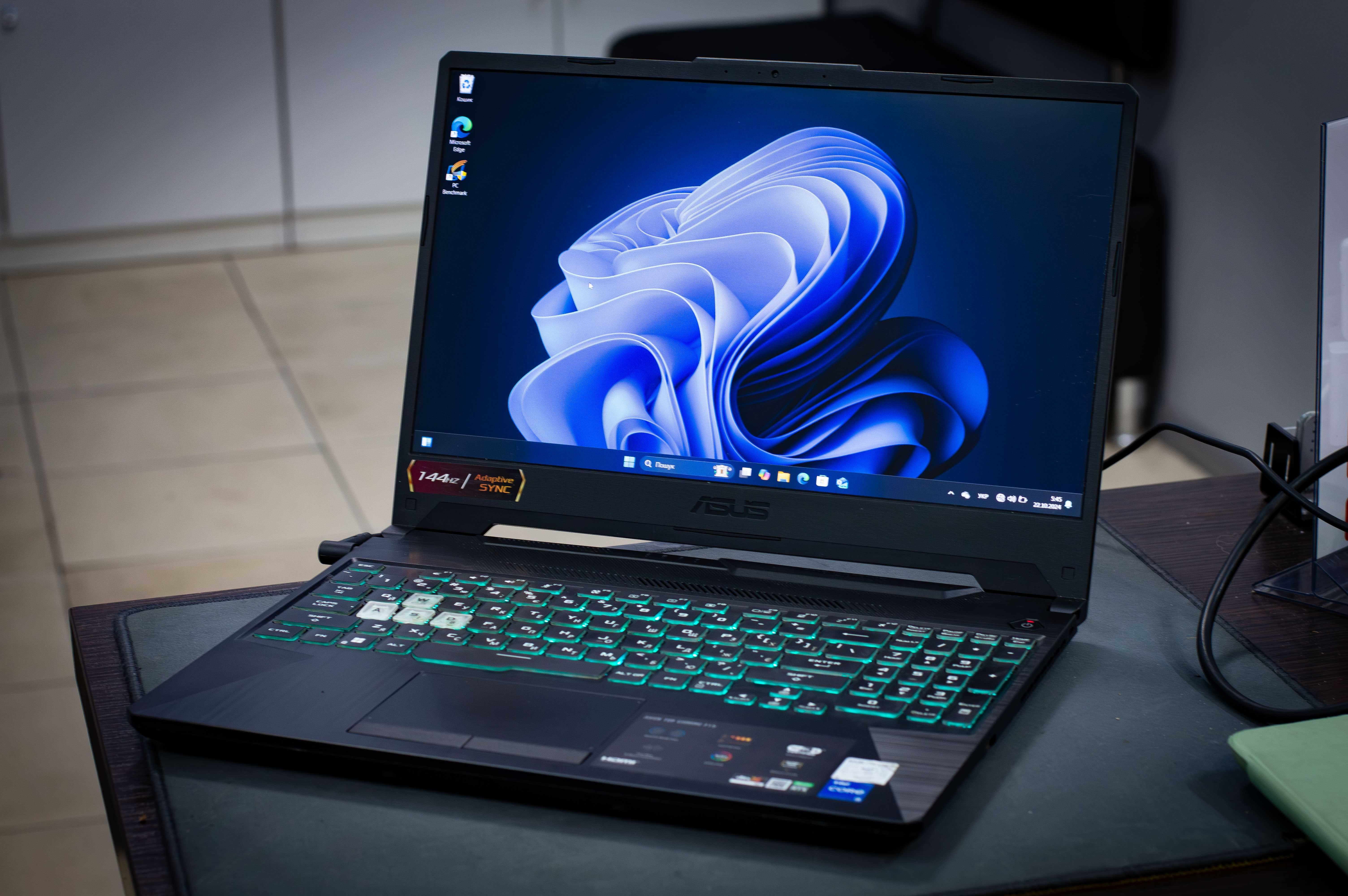 Игровой бодрый Asus TUF 11400H 1tb SSD RTX 3050 гарантия