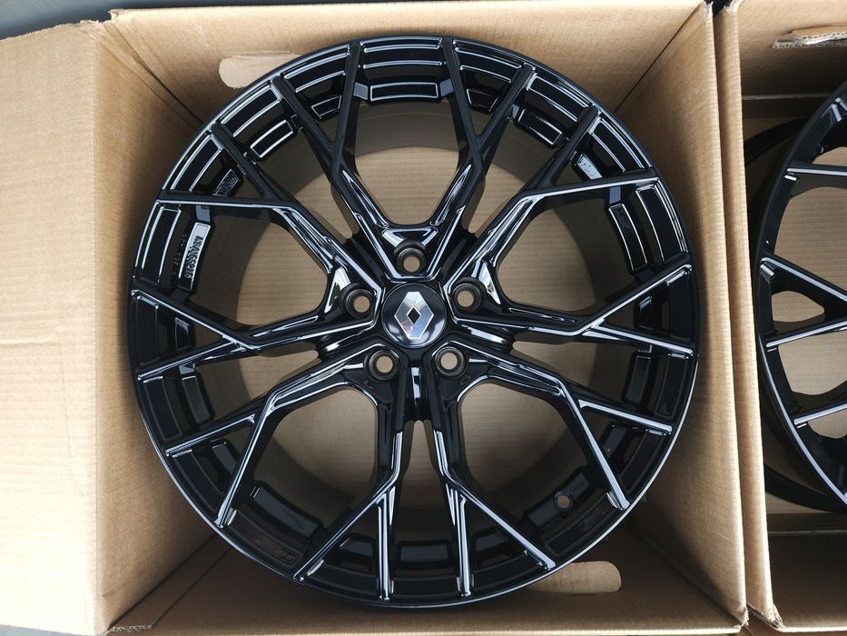 Renault 18 " Nowe Czarne 5x114,3 Megane Talisman Laguna Koleos Austral