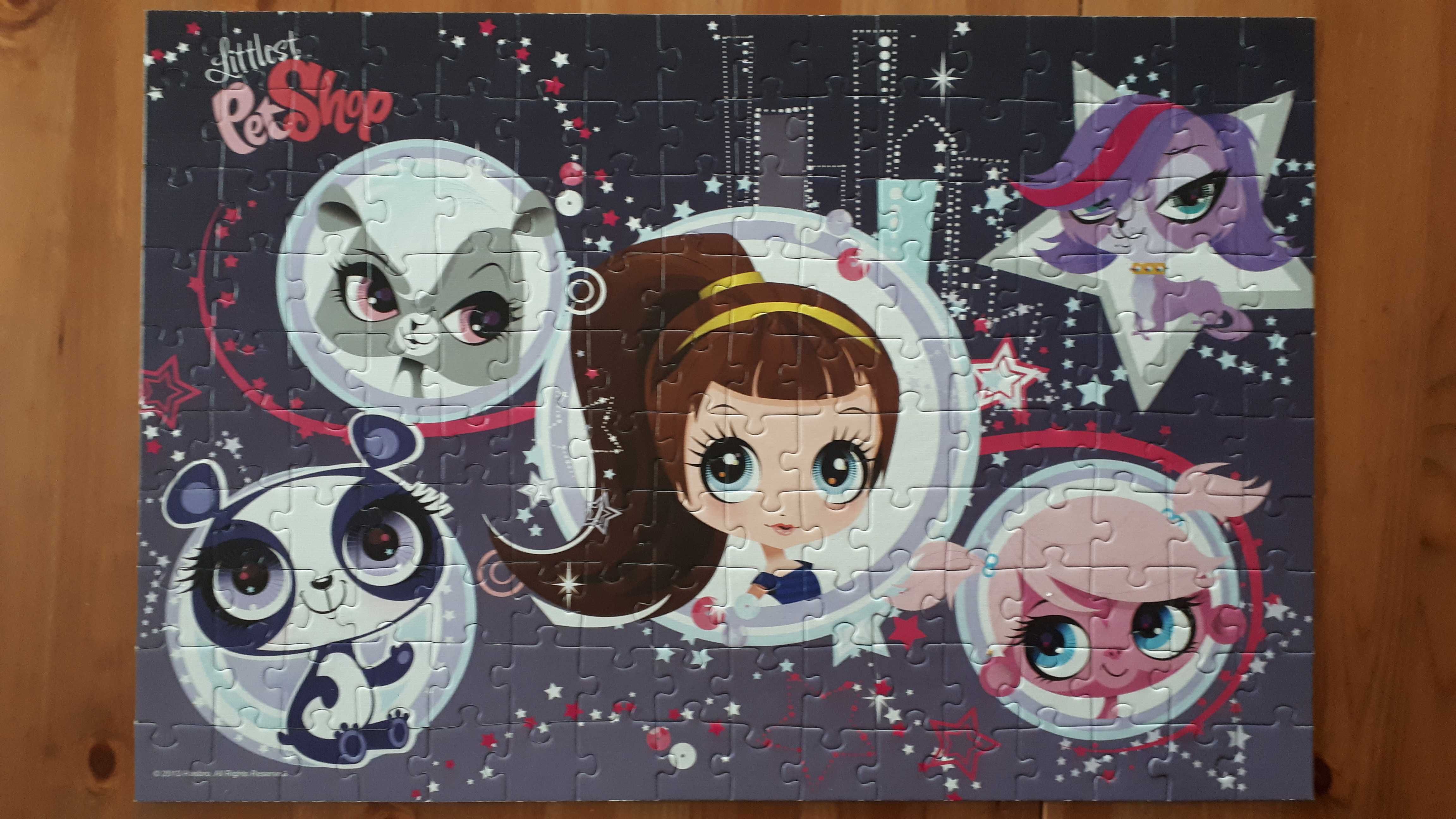 Puzzle Trefl 160 Littlest Pet Shop - kompletne - jak nowe