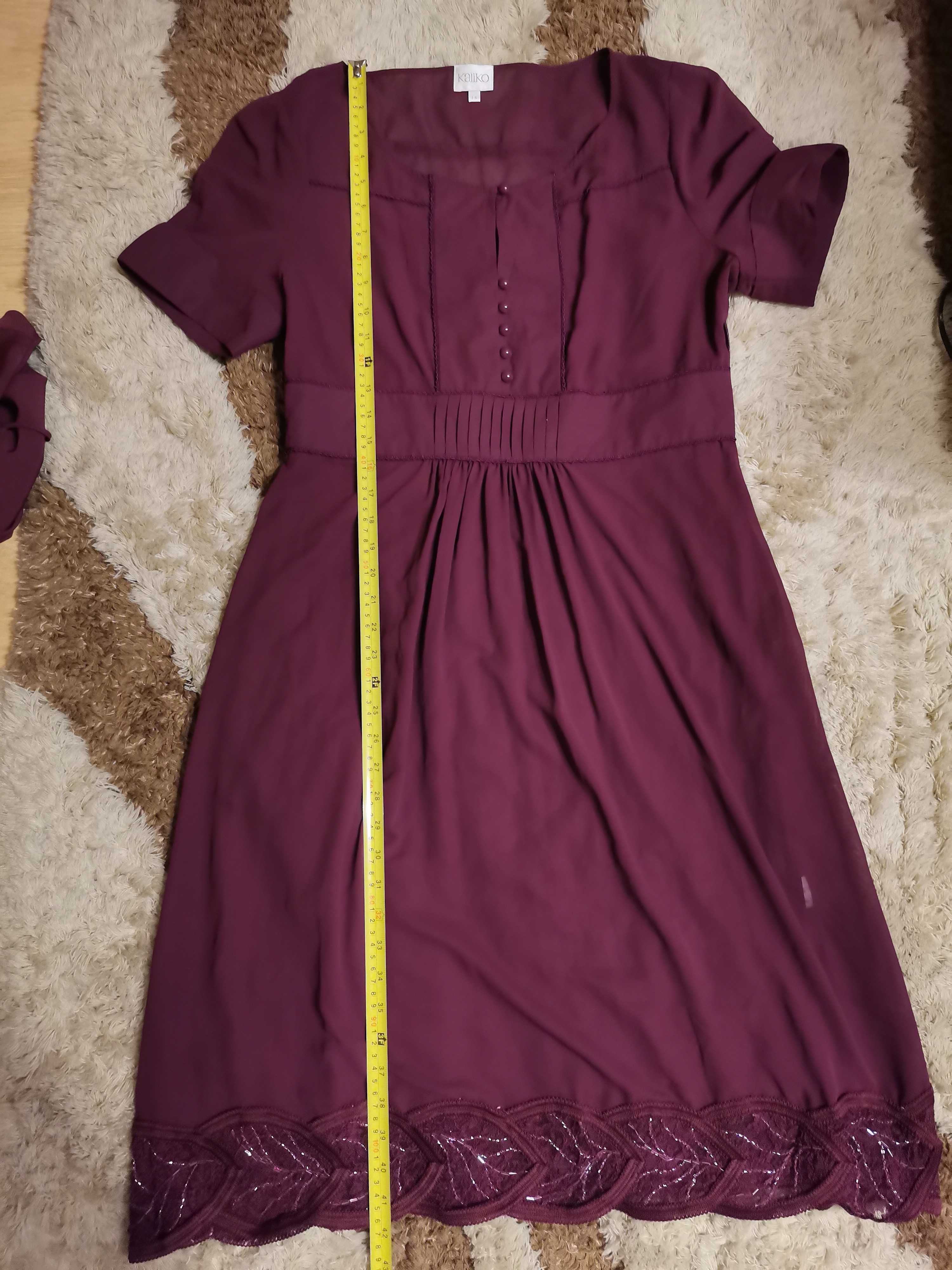 Sukienka bordowa burgundowym Święta sylwester