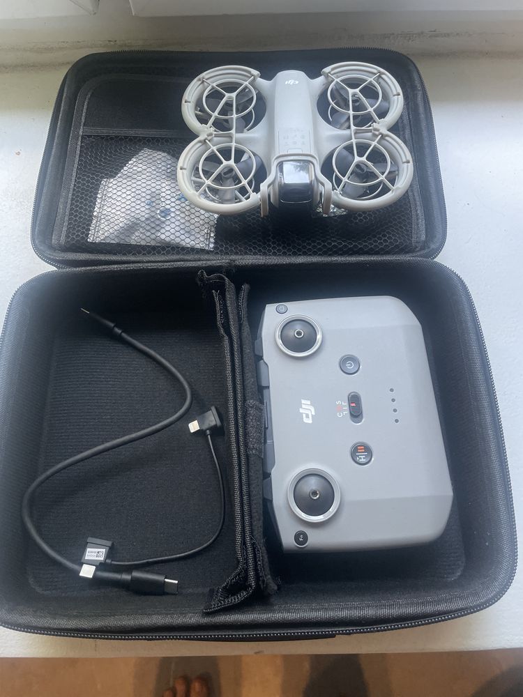 Dron dji neo z aparaturą rc-n3 etui twarde stan dobry