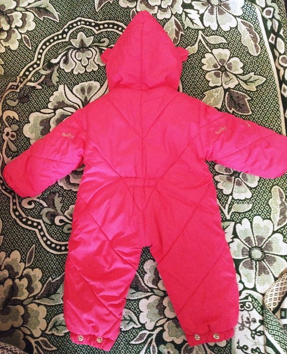 Дитячий зимовий комбінезон трансформер "Бейбик" з отстежной овчиною