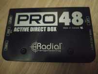 Radial Di Box Pro 48 - aktywny Direct Box Phantom - z org. pudełkiem
