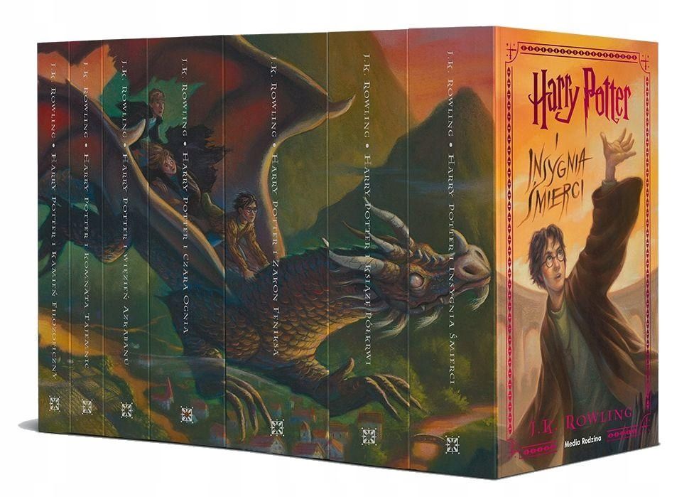 Harry Potter Tom 1-7 Pakiet Edycja Jubileuszowa Oprawa Twarda, nowe