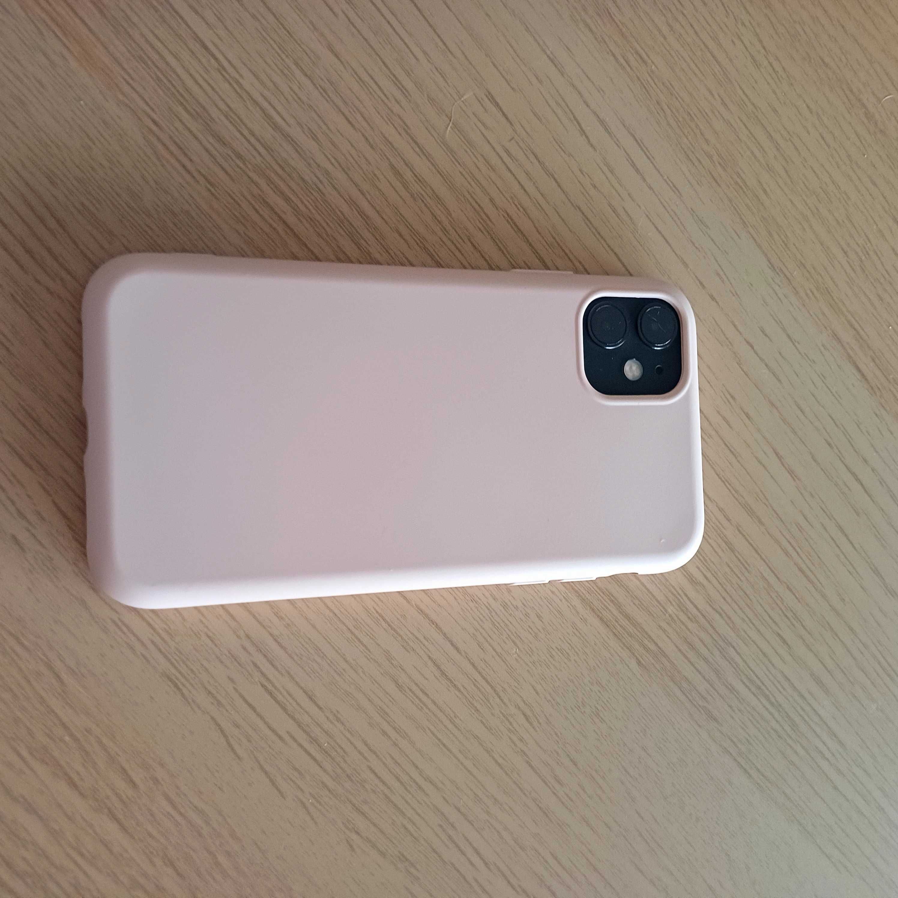Iphone 11 novo com capa e película de protecção ecrã