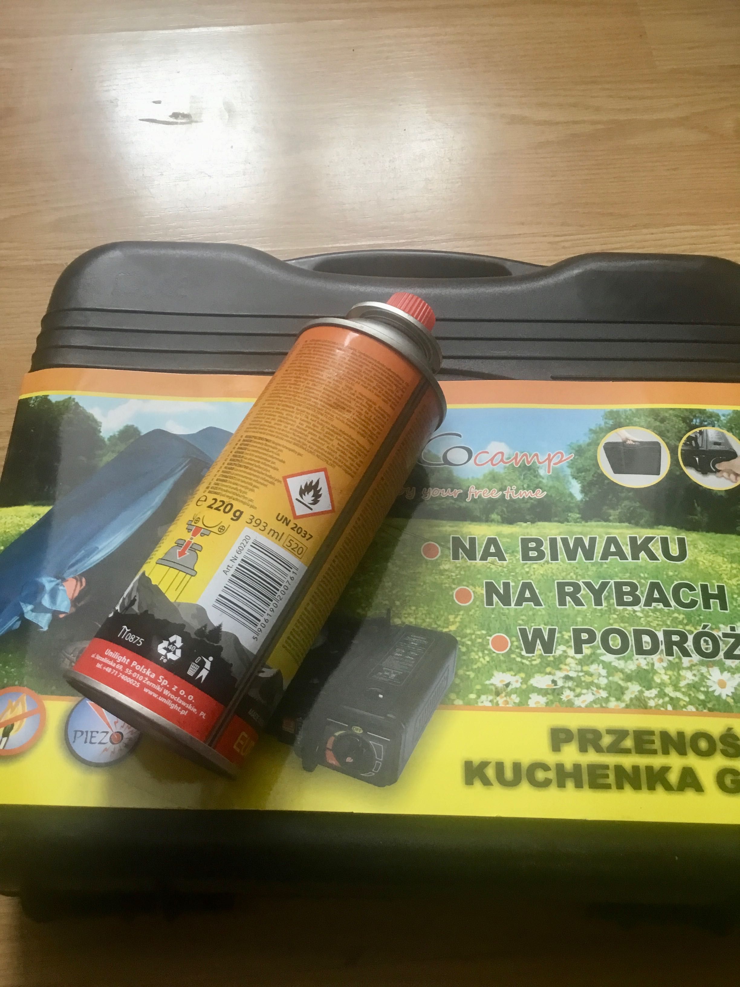 Nowa Kuchenka gazowa turystyczna EliCocamp na kartusze 227g 400ml