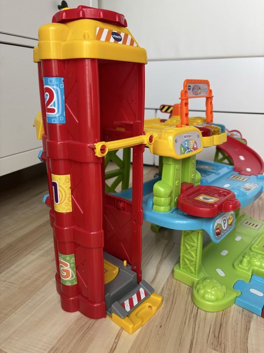 Garaż vtech autka tut tut sprawny