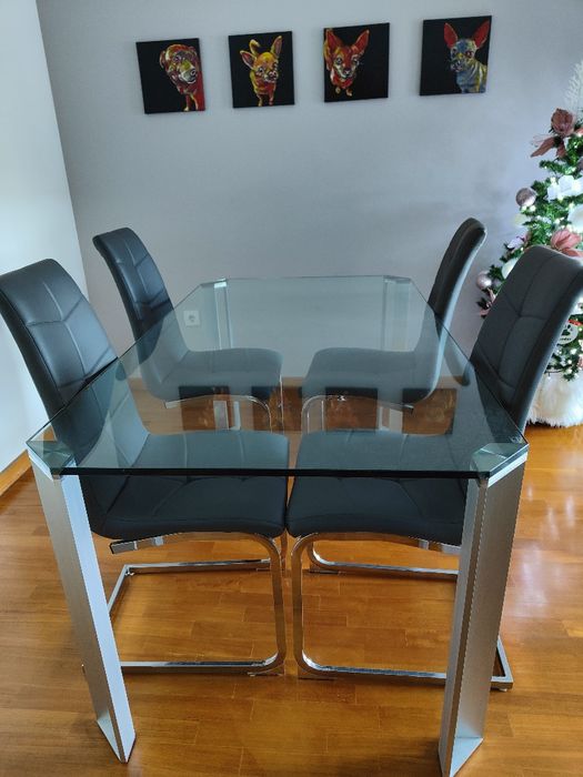 Mesa de jantar vidro