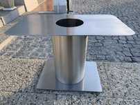 Peça em aço inox