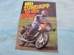 Folheto Zundapp motorizadas motos 80's antigo Alemanha v/ cilindradas