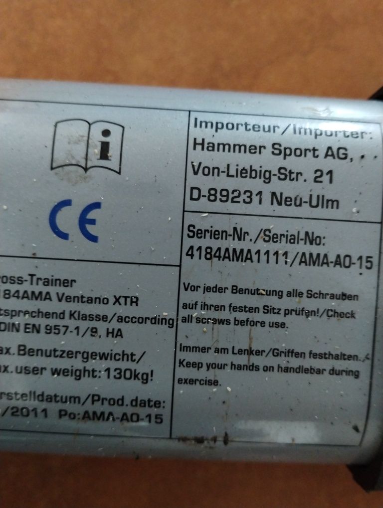Sprzedam orbitrek hammer.