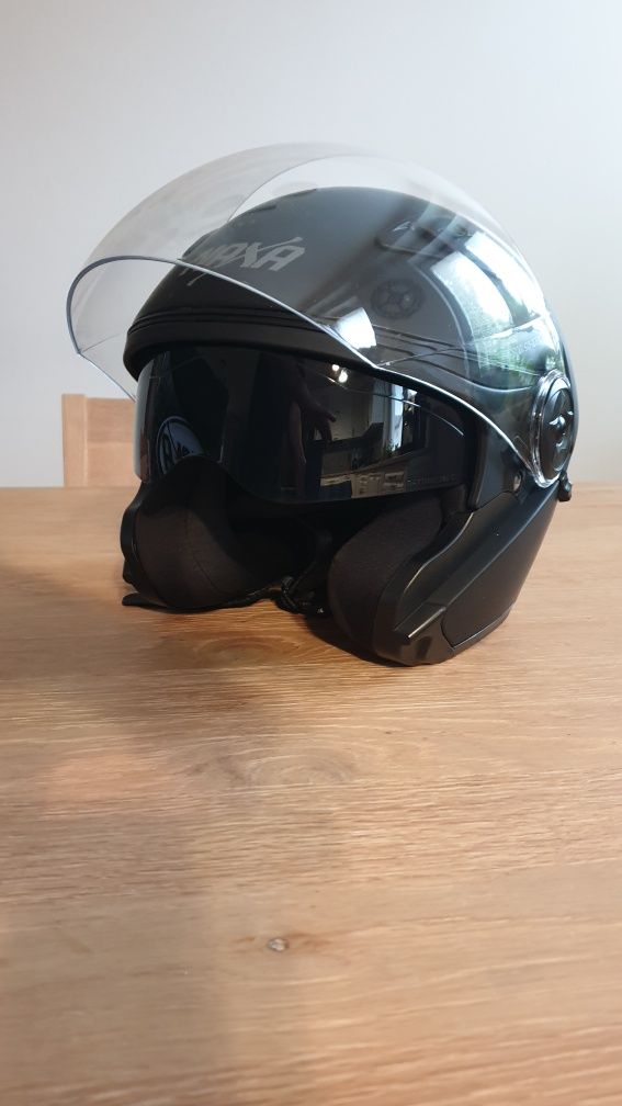 Kask NAXA S17 czarny mat roz. S