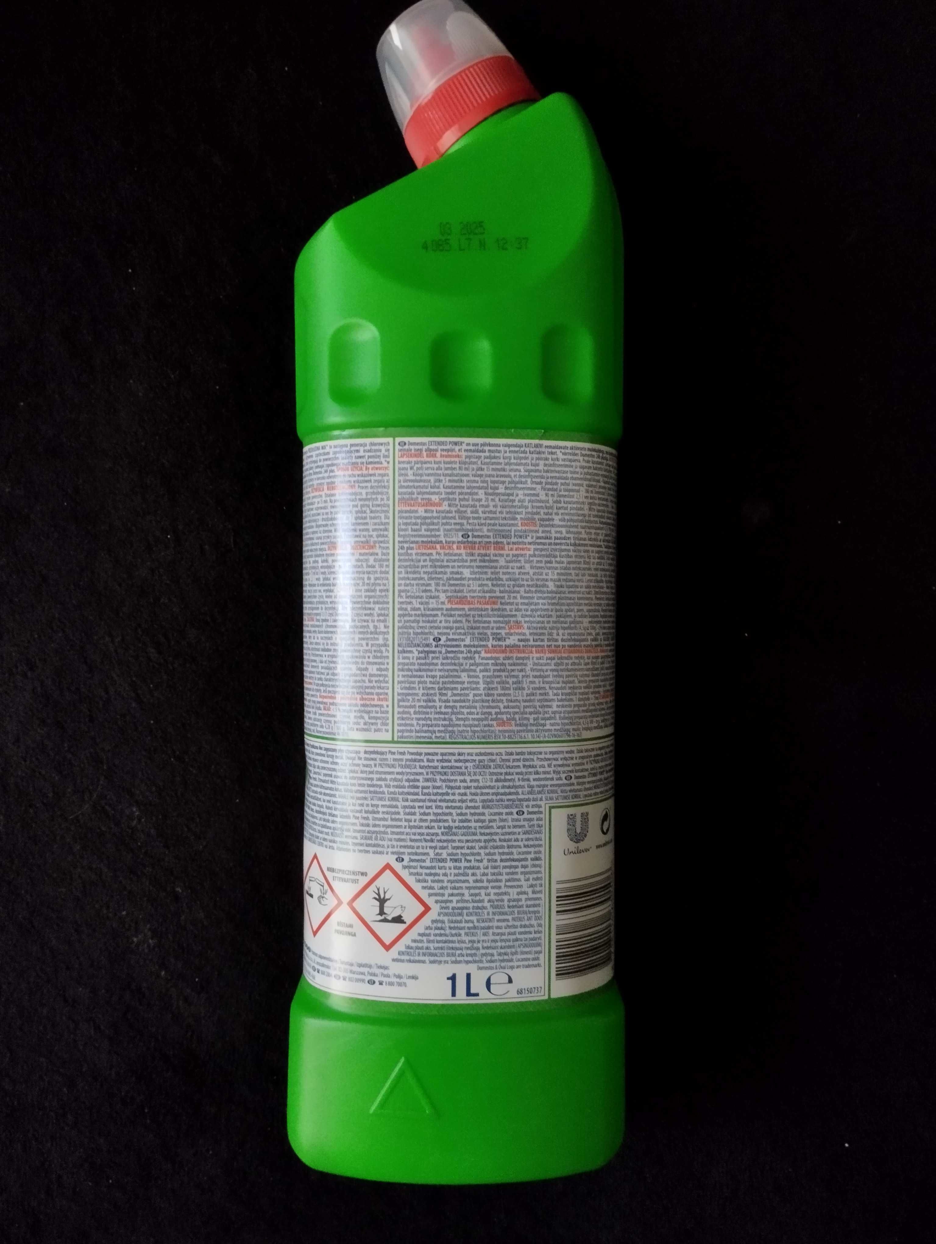 Żel do Czyszczenia  WC Domestos Przedłużona Moc  1000 ml 1l