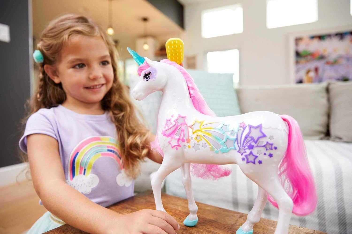 Єдиноріг Барбі Дрімтопія Barbie Dreamtopia Brush n Sparkle Unicorn