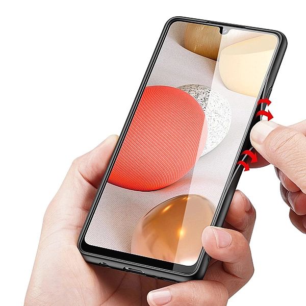 Etui Fino Dux Ducis Nylonowe Pokrycie do Samsung Galaxy A42/5G zielony