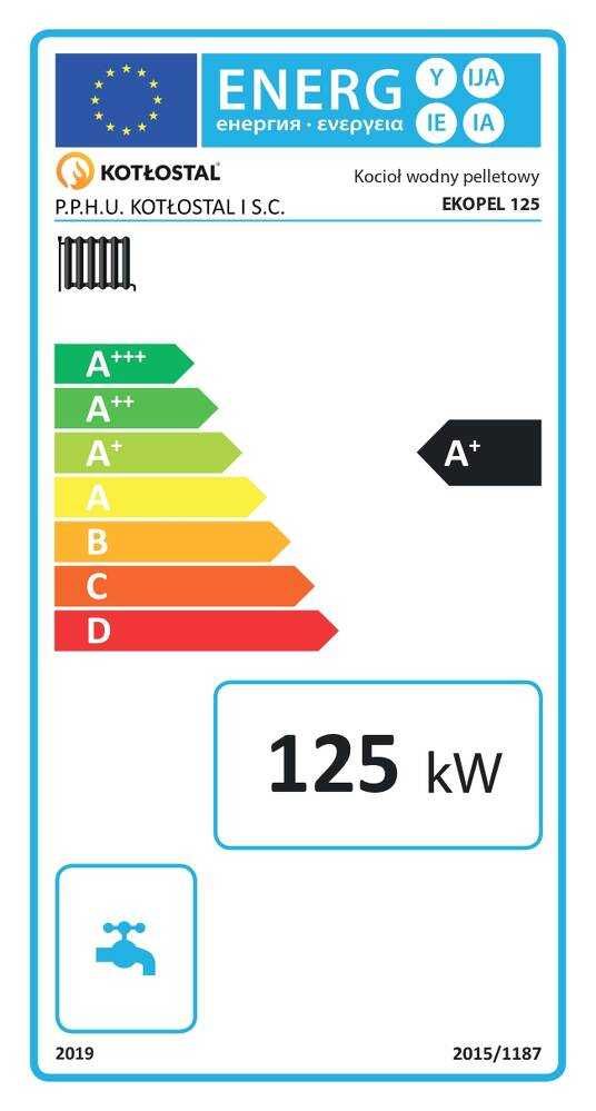 Kocioł EKOPEL moc 125 kW z podajnikiem pelletu