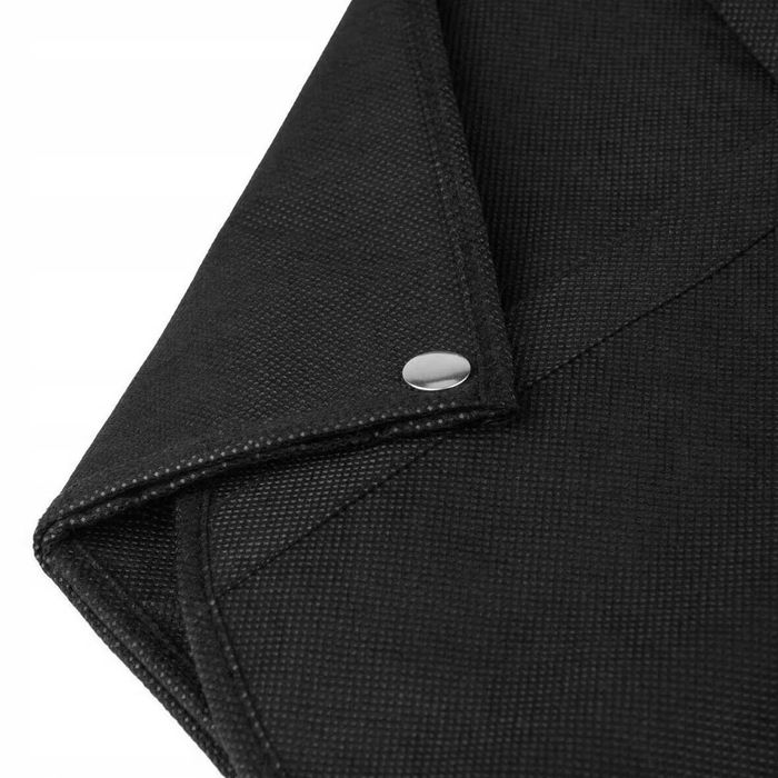 Pokrowiec na garnitur płaszcz, ubrania, koszule czarny zestaw 2 szt