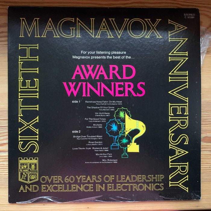 Magnavox Sixtieth Anniversary Award Winners - 1970, winyl