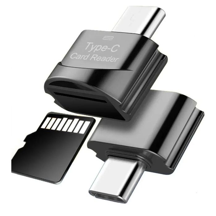 Czytnik MicroSD kart Type-C Typ C adapter kart pamięci macbook android