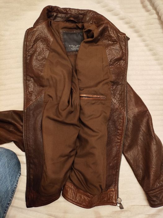 Kurtka skórzana ZARA