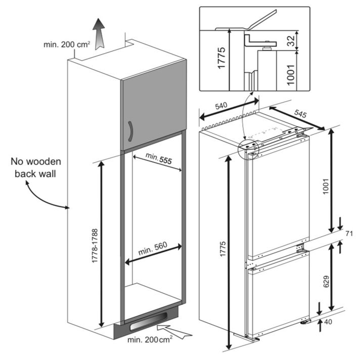 Combinado de encastre Teka