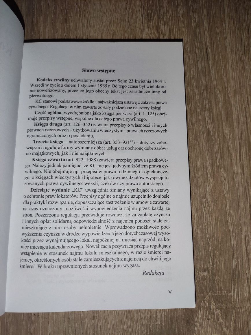 Książka Kodeks cywilny z 2001