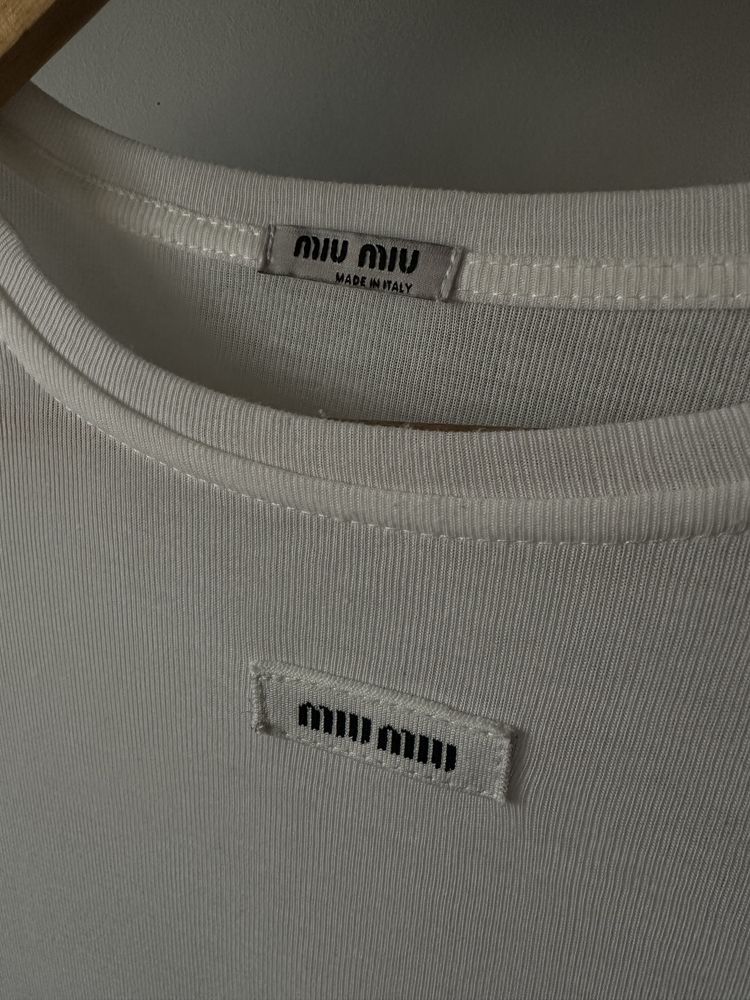 Прозора кофта miu miu