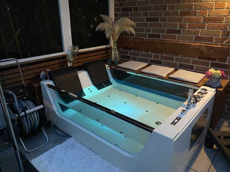 Wanna z hydromasażem masażem 2os akrylowa jacuzzi radio jacuzi jakuzi