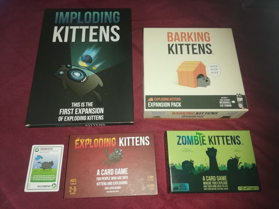 Exploding Kittens e Expansões