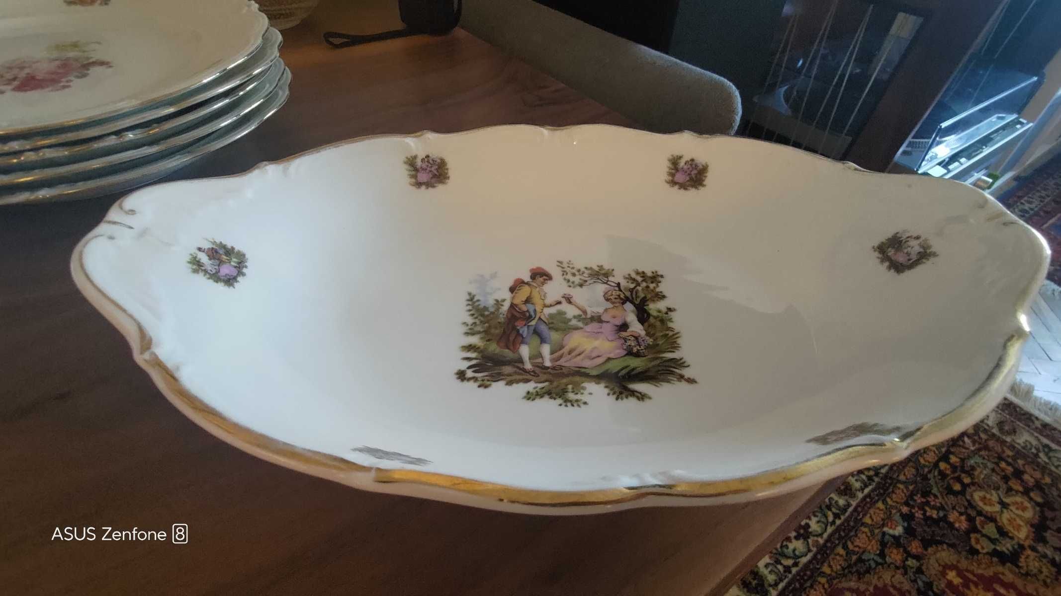 Patera, półmisek porcelana Wałbrzych