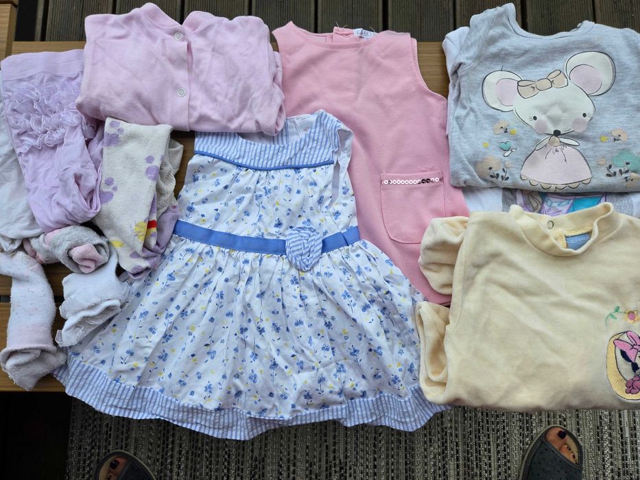 Ubranka dla dziewczynki rozmiar 68