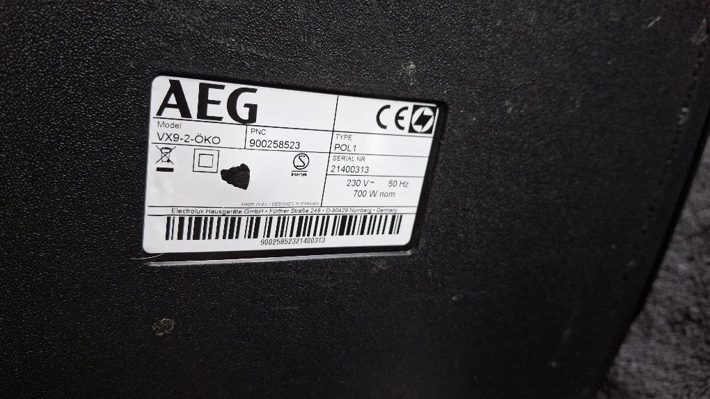 AEG odkurzacz workowy VX9 ÖKO (98)