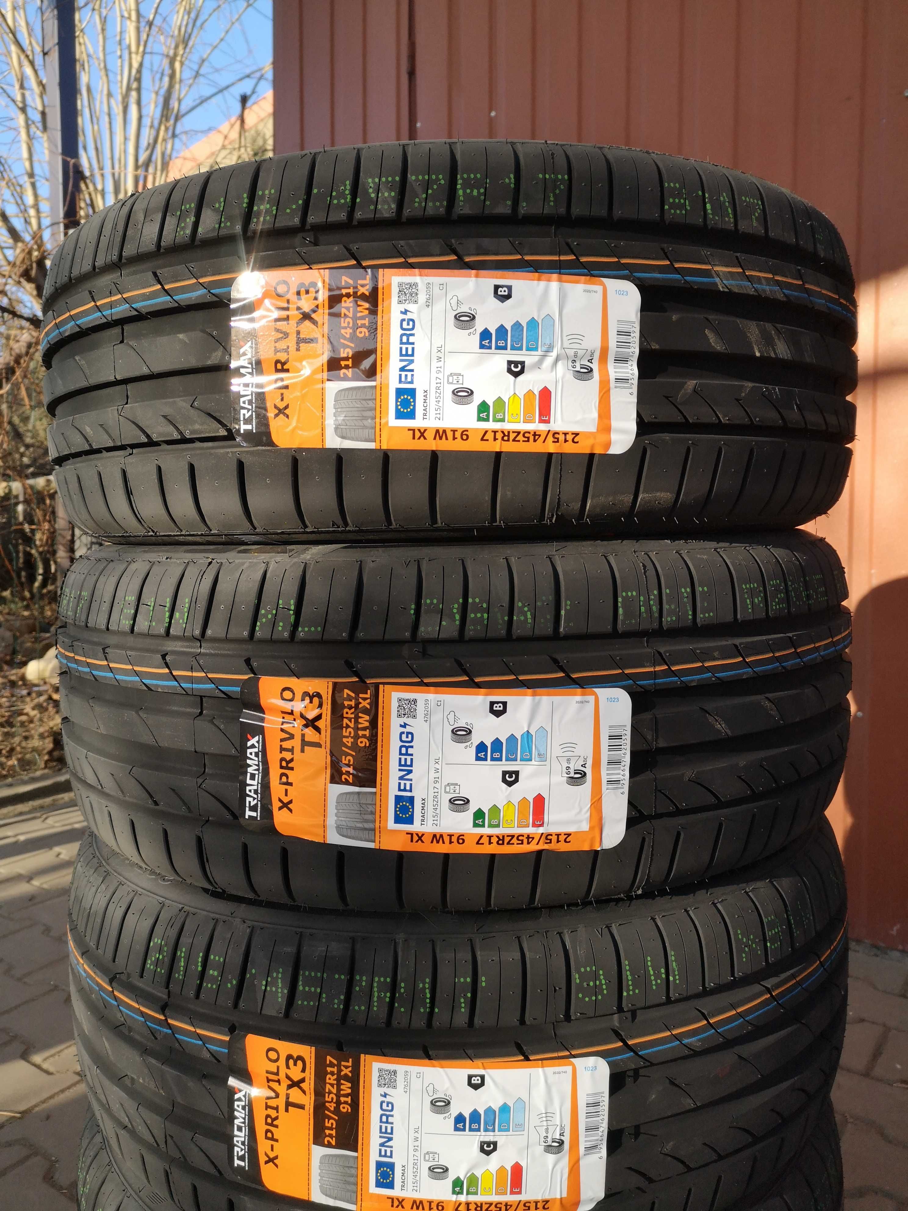 215/45 R17 91W XL - Tracmax X-Privilo TX-3 (4 sztuki) NOWE