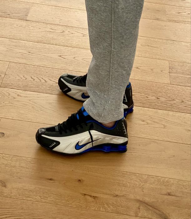 Nike Shox R4 Prata-Azul