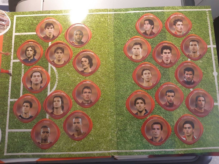 Coleção Oficial Seleção 2004 Galp e Marvel - COMPLETAS