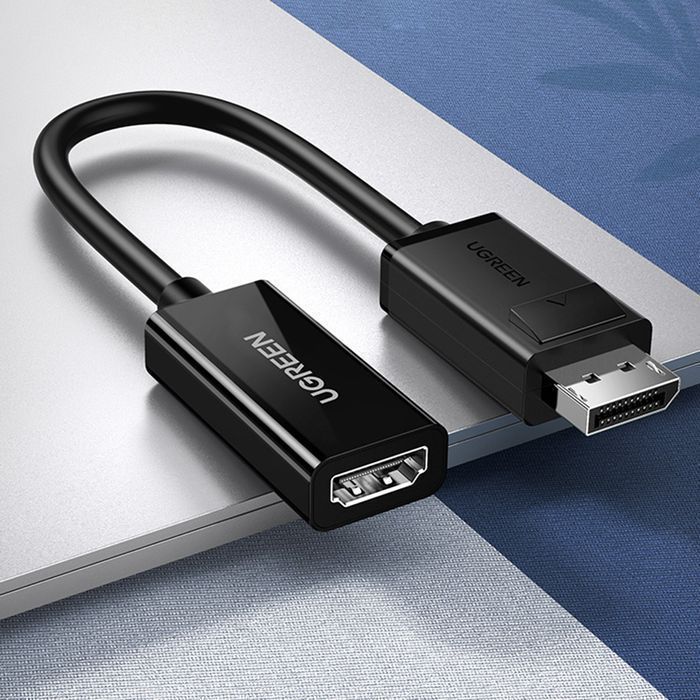 Adapter Przejściówka DisplayPort - HDMI 4K, Plug & Play