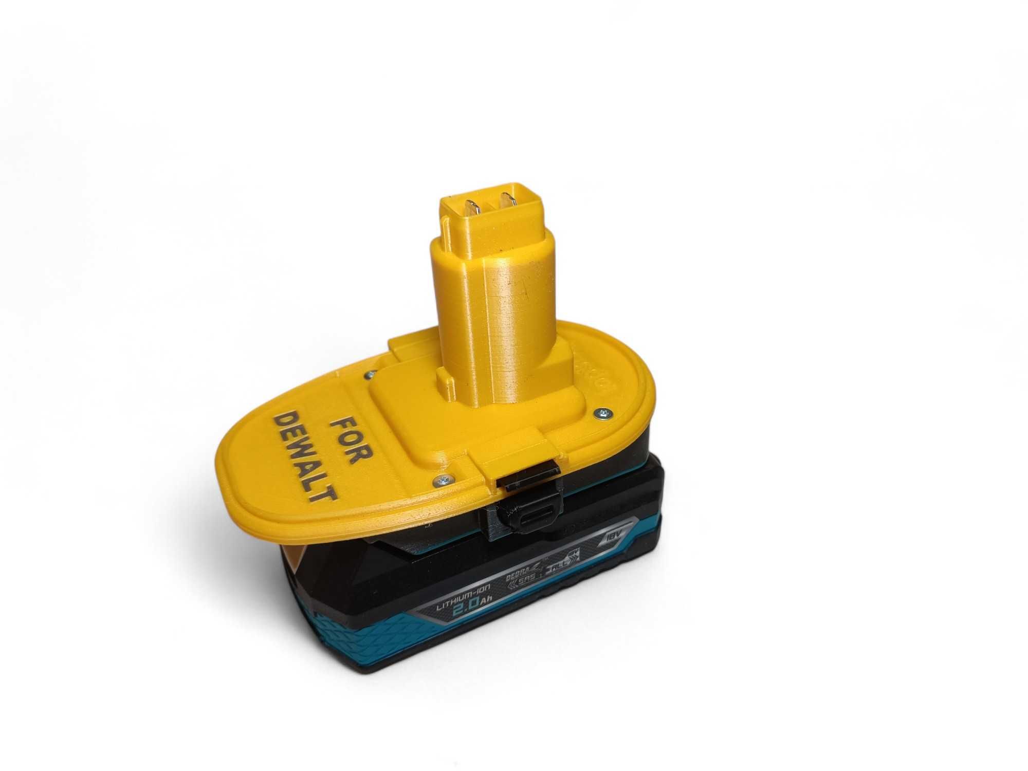 Adapter Dewalt XRP 18V starego typu na baterie Dedra przejściówka
