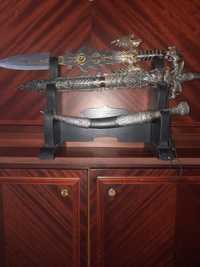 Меч металический средневековый нож коллекционный