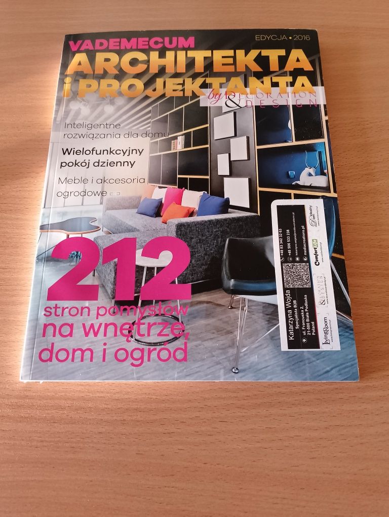 KATALOG branżowy "Vademecum Architekta i Projektanta", gazeta, magazyn