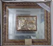Quadro alto relevo prata  arte vintage