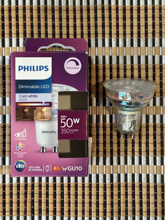 Лампи Philips LED CLA 50W GU10 4000k, CRI 90Ra