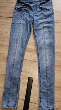 Legginsy jeansowe H&M rozmiar 134
