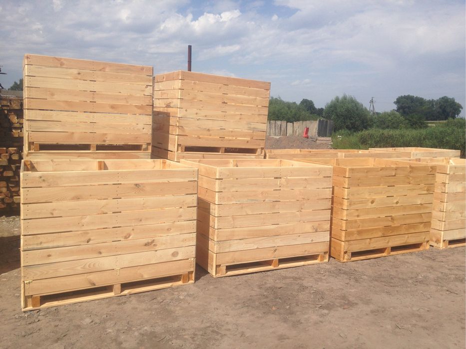 Skrzyniopalety do warzyw skrzynie 160cm x 120cm x 120cm