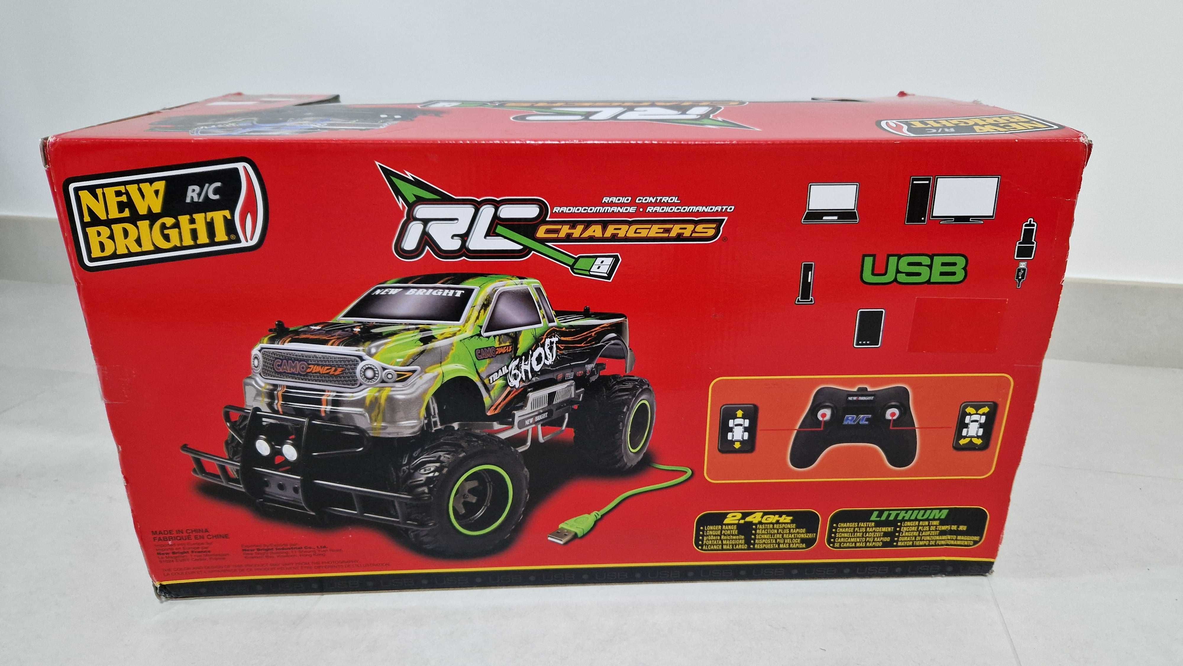 Carro Telecomandado Trail Ghost RC Chargers C/Bateria Novo