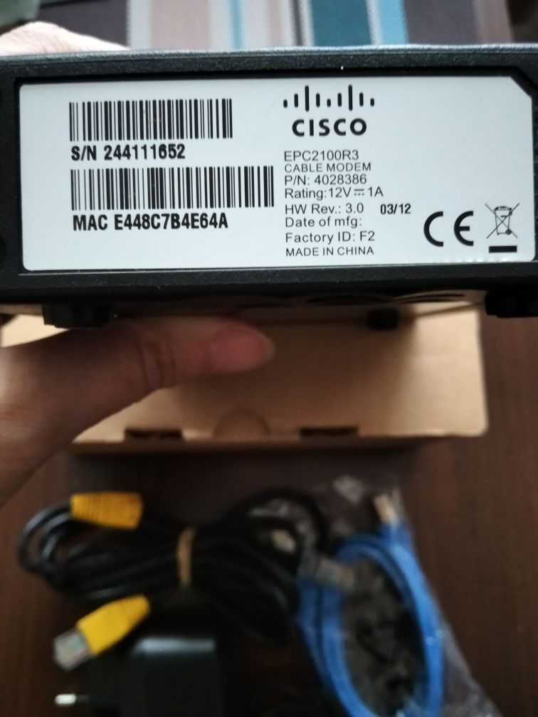 Modem kablowy cisco